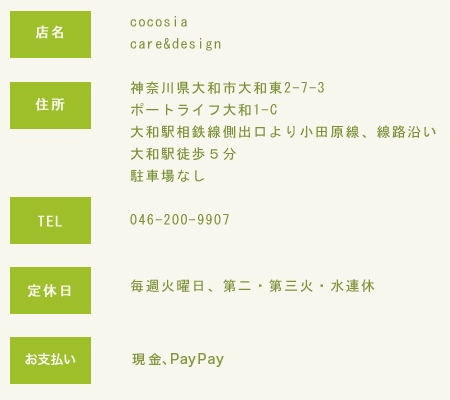 店舗情報